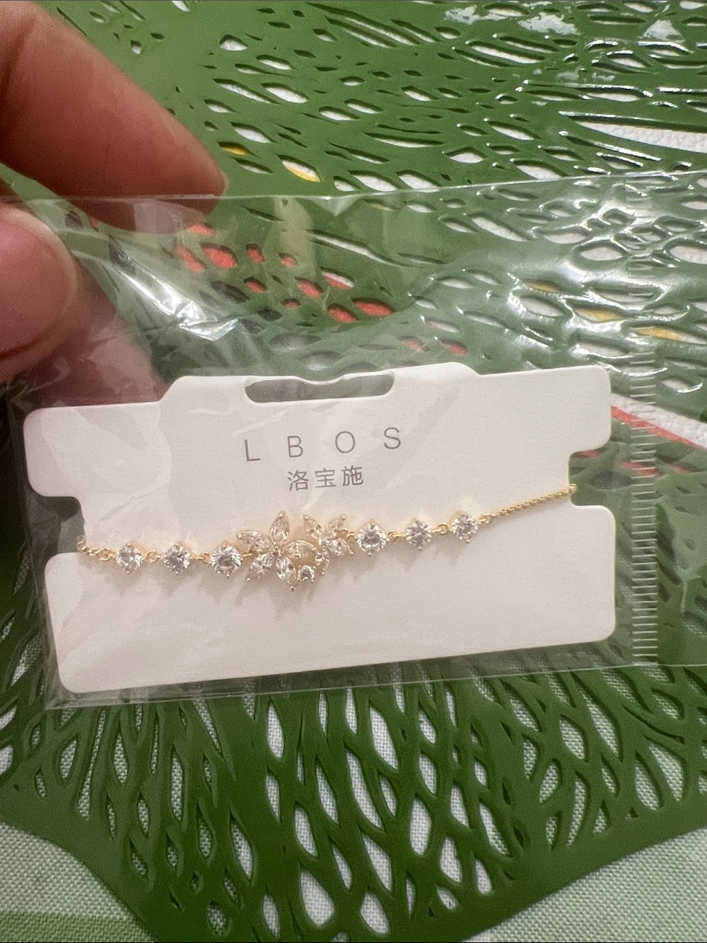 Gold Plated Crystal Bracelet - Women's Fashion Accessory